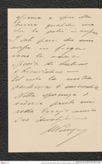 Nachlass Franz Steindachner, Brief von Alberto Perugia an Franz Steindachner (07.05.1881), Inv.Nr. 392.07, Seite 2